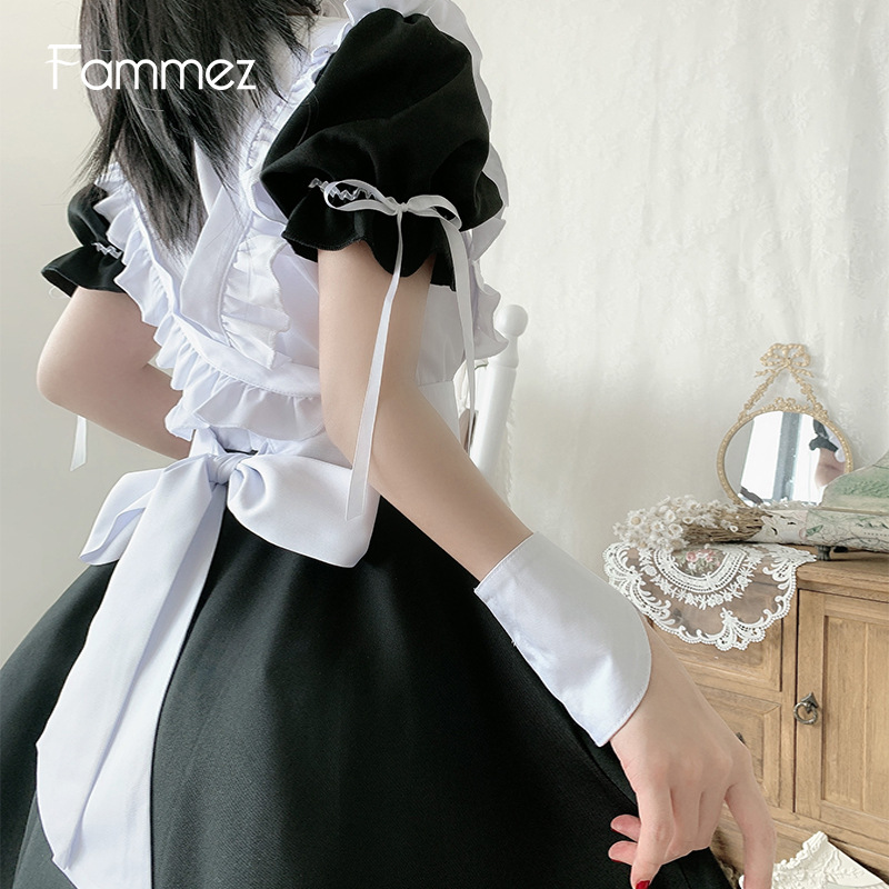 Đồ hóa trang bộ váy cosplay hầu gái Nhật bản