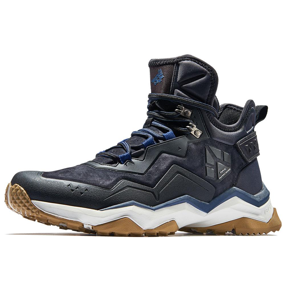Rax nam không thấm nước đi bộ đường dài chống trượt xe trekking đa năng cho mùa đông. Color: BLACK Shoe Size: 11