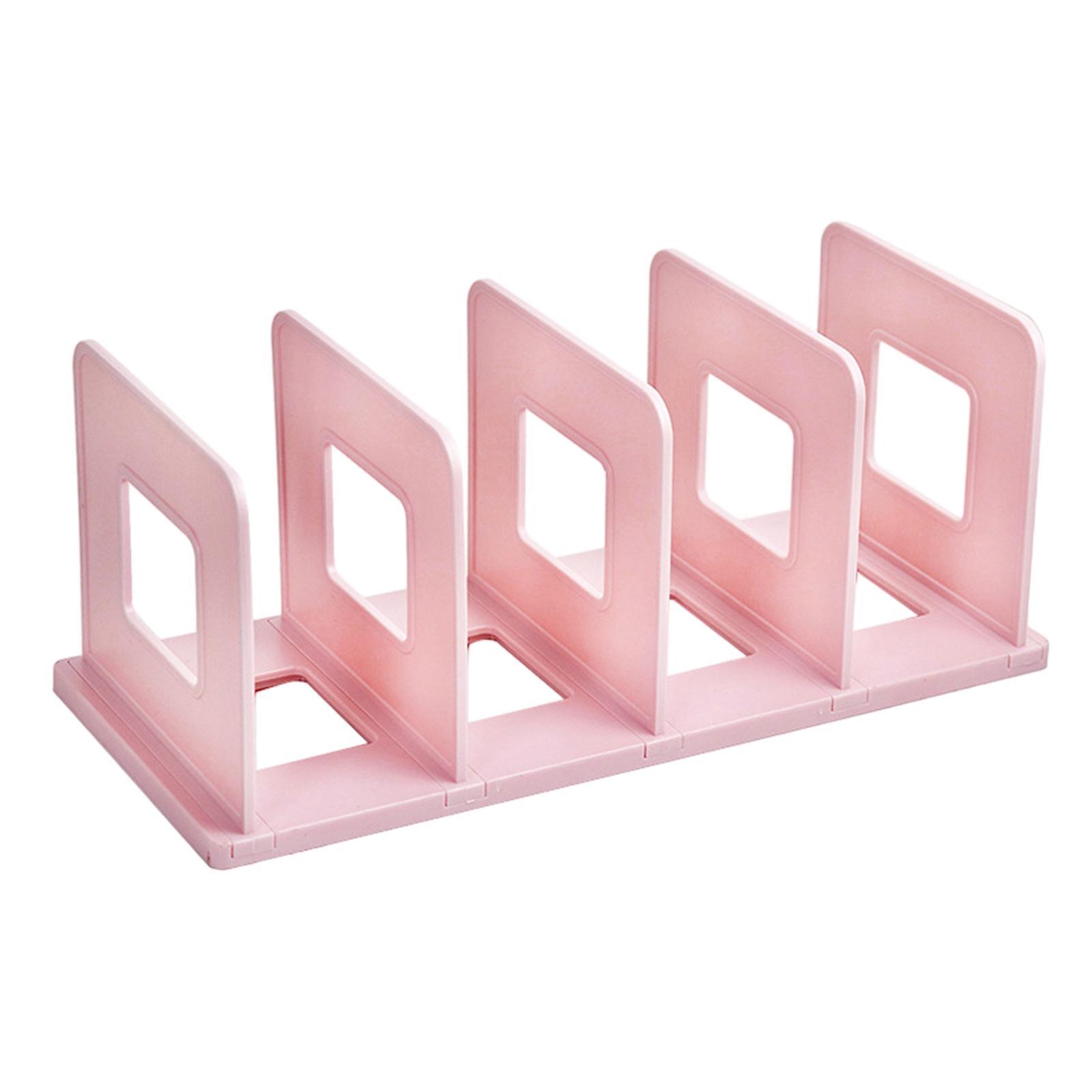 Desktop Book Organizer Book Stand Divider Table Book Ends Countertop Bookshelf for Home Office Books Holder Book Storage Rack
