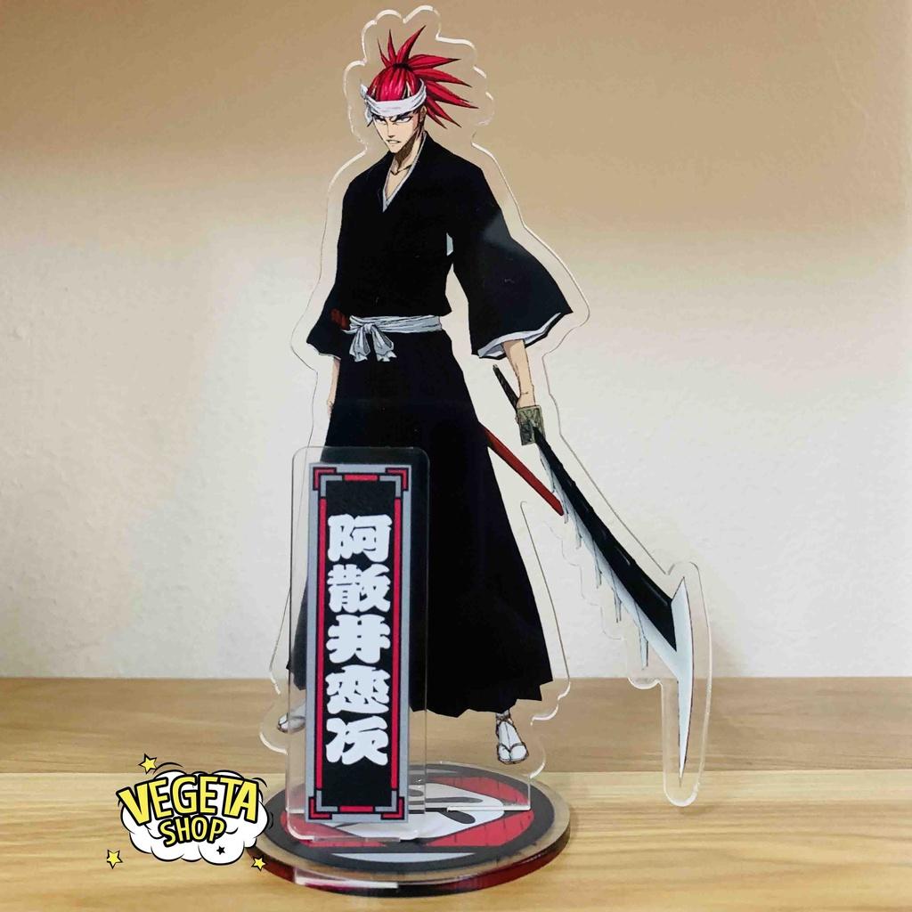 Mô Hình Tượng Standee Acrylic Mica 2 mặt - Bleach - Ichigo Rukia Kisuke Kenpachi Gin Byakuya Izuru Toshiro Aizen Renji