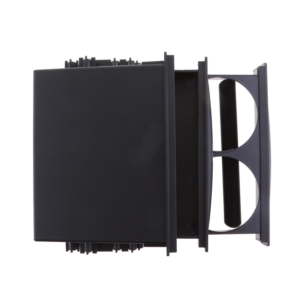 2xUniversal Car Truck Double Din Radio Bag Cup Holder Storage Box