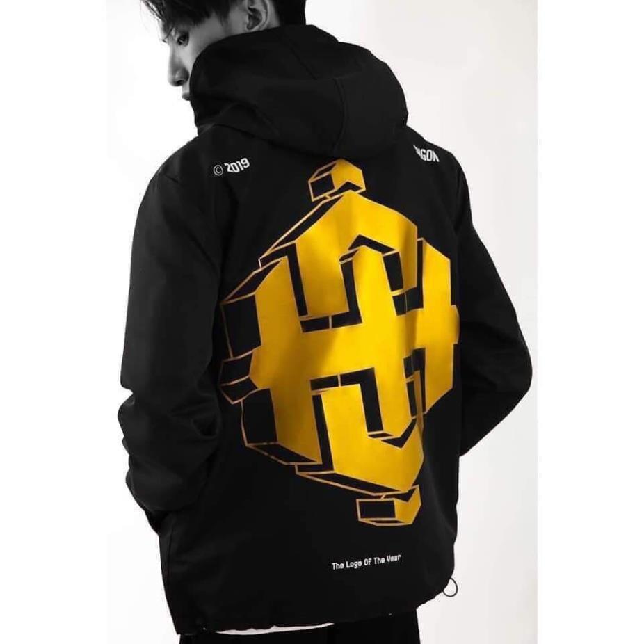 < FREESHIP > Áo khoác dù IN LOGO KHỐI nam nữ y hình, khác hình hoàn tiền hàng chuẩn shop loại 1