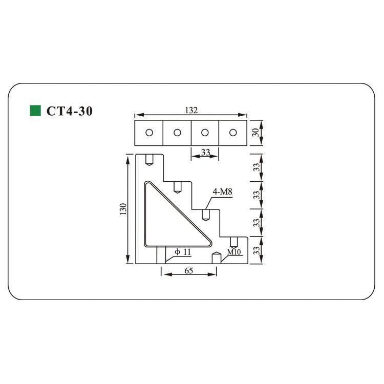 Sứ đỡ thanh cái bậc thang CT4-30