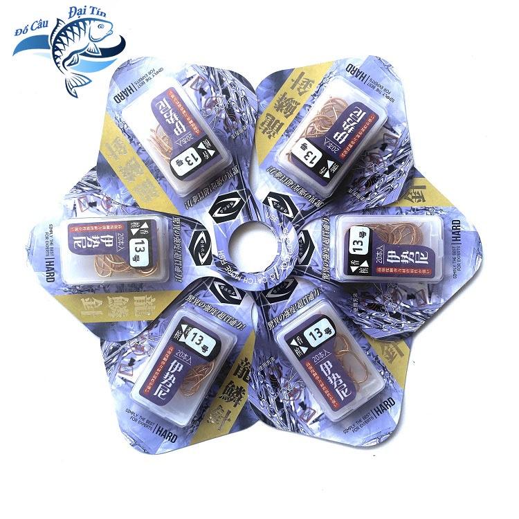 Lưỡi Câu Cá KIM LONG Nhật Bản Màu Vàng Đồng Siêu Bén Lưỡi Câu Có Ngạnh Siêu Bền Cao Cấp