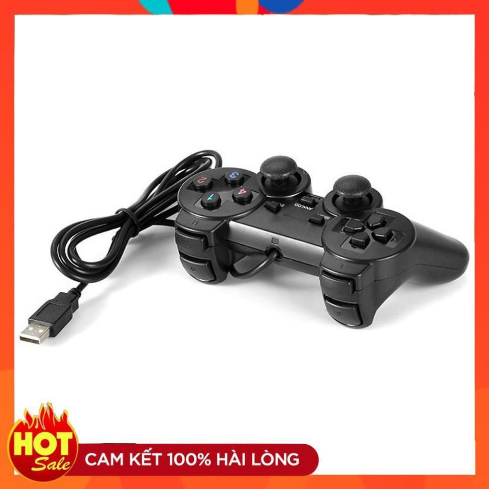 Tay Cầm Chơi Game PC Đầu USB Có Rung