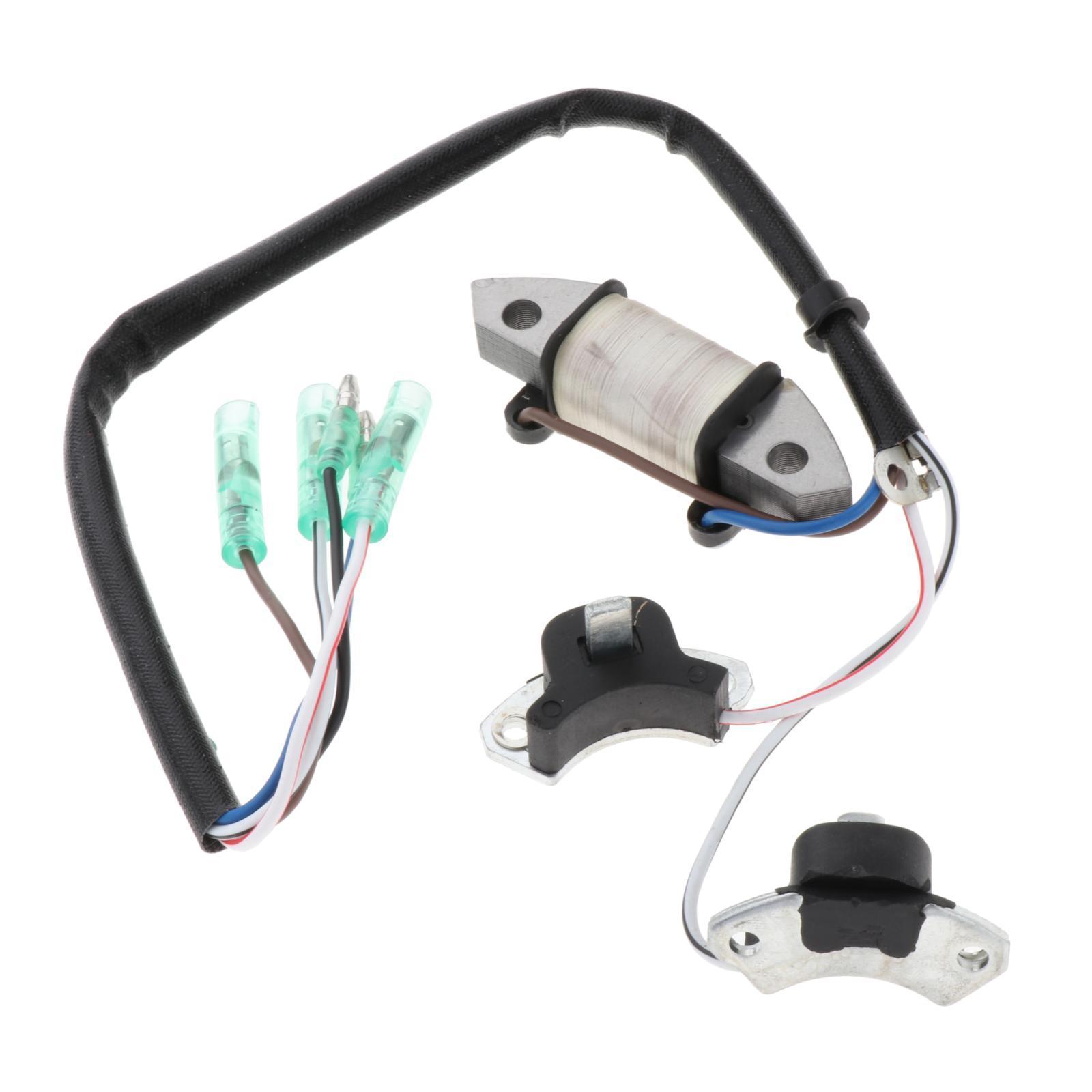 Charge Coil Replace Part 69R-85541 69S-85541 69P-85541-09 61T-85541 61N-85541 for Yamaha 25HP 30HP 2 Stroke Outboard Motor