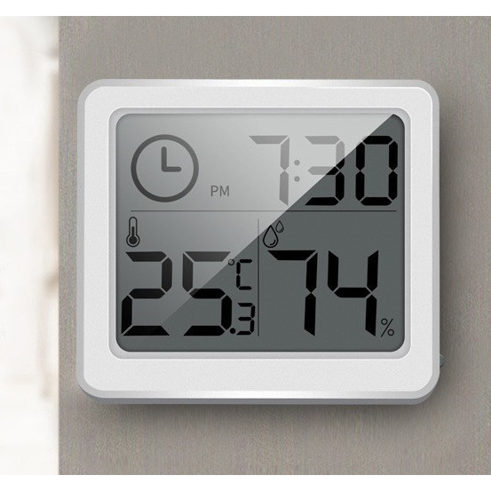 Nhiệt ẩm kế điện tử đo nhiệt độ và độ ẩm 3 trọng 1 model : AK02 Tặng kèm tưa lưỡi silicon