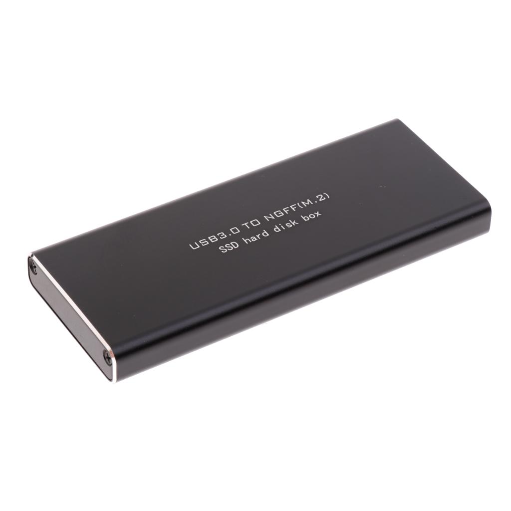 USB3.0 To NGFF M.2 SSD Hard Disk Box SSD External Enclosure Case 6GB/S