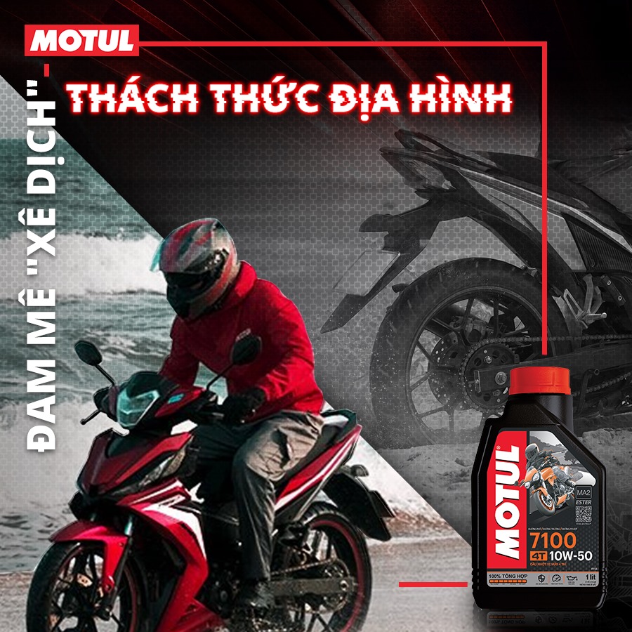 Dầu nhớt xe máy MOTUL 7100 4T 10W50 1L