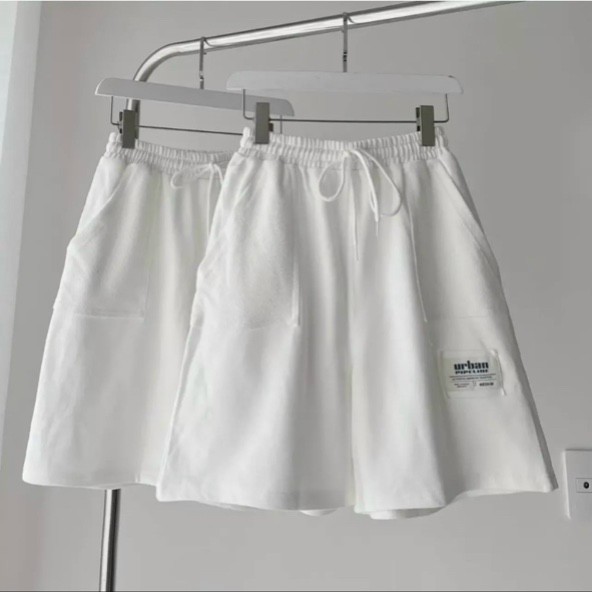 Quần short thun nam - quần đùi thun, Quần SHORTS Nam Nữ Màu ĐEN Nỉ Bông Cotton dày, trơn, thoáng mát, đơn giản và đẹp, Form oversized thoải mái