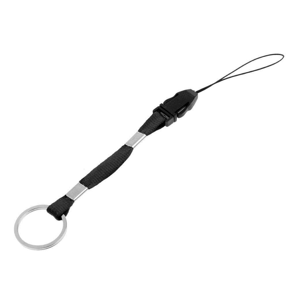 5pcs Hand Wrist Strap Cord Paracord Lanyard Flashlight Phone Key Ring