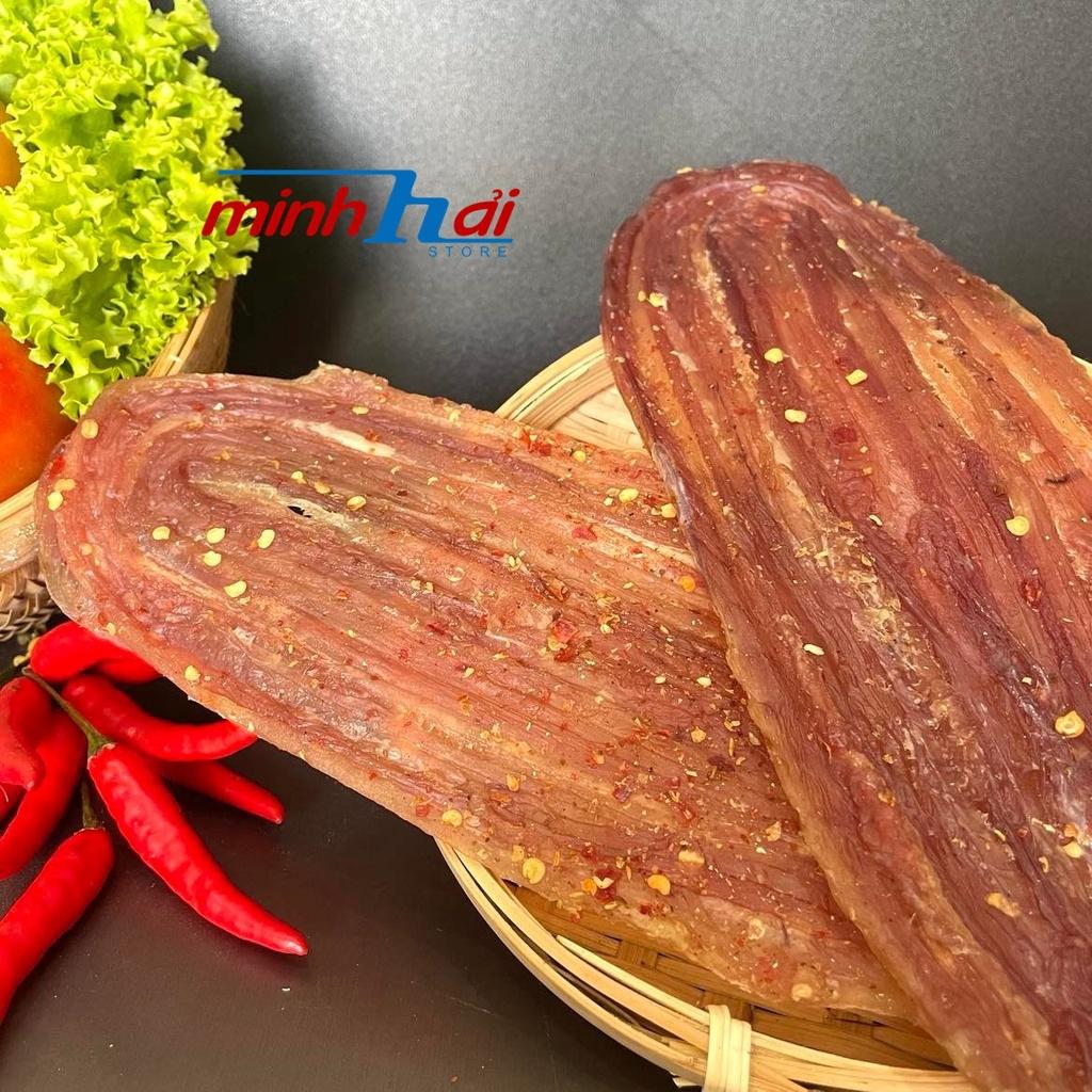 KHÔ RẮN - Mùi thơm nhẹ, vị ngọt dịu, thịt dẻo kèm theo chút dai tạo nên vị rất, Hút chân không
