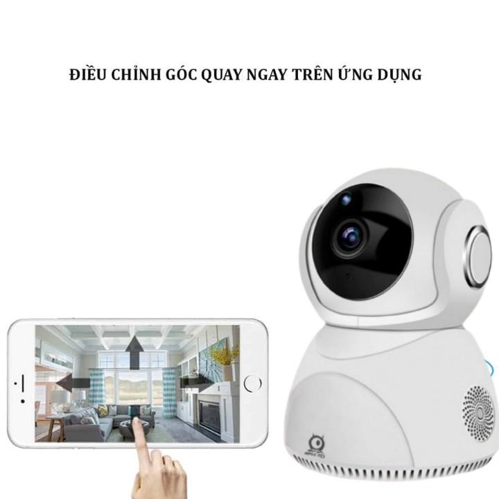 Camera IP Wifi Xoay 360 độ V380 Pro Q8 5.0 Megapixel , độ phân giải 4K , đàm thoại 2 chiều