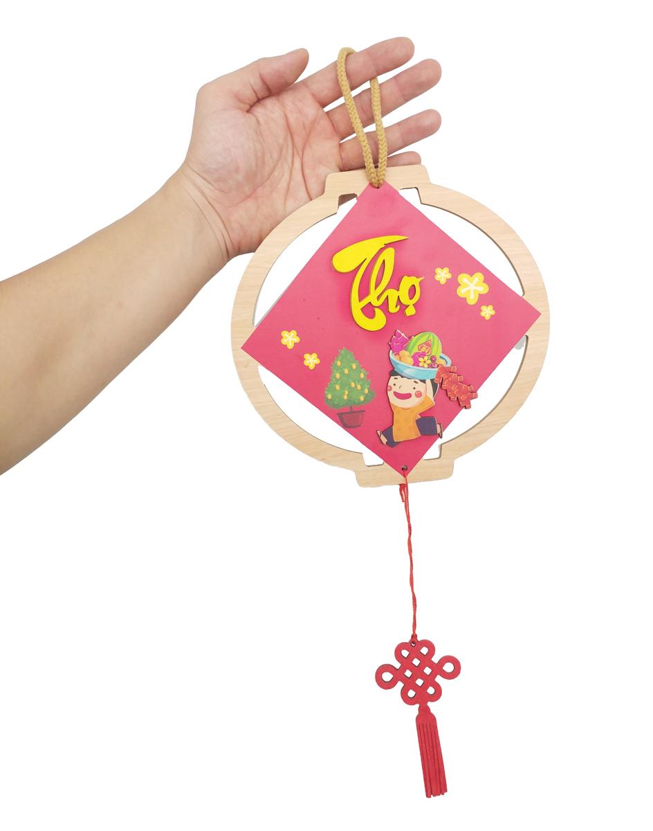Bảng Gỗ Treo Tường Trang Trí Tết - Bách Mộc T26 - Thọ