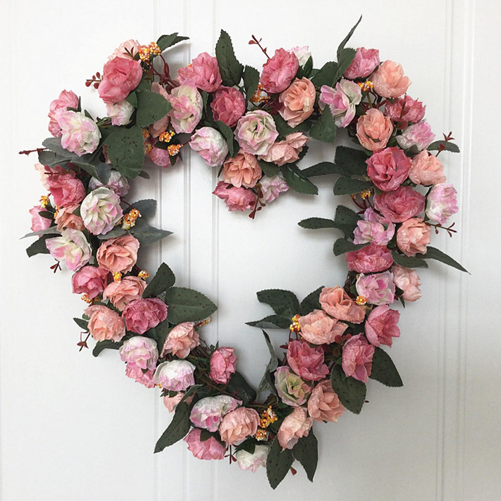 Wreath Artificial Front Door Garland for Party Ornaments