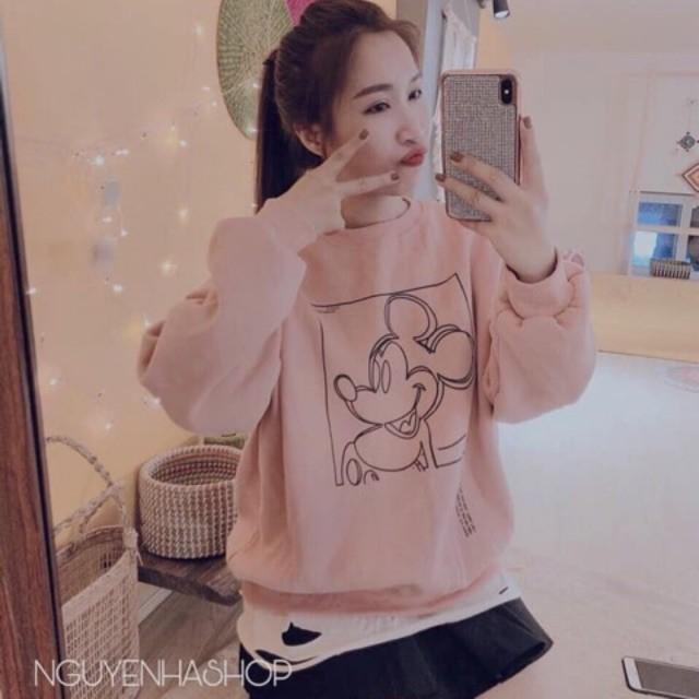 Áo hoodie nữ phối trắng, áo hoodie nữ ATN120