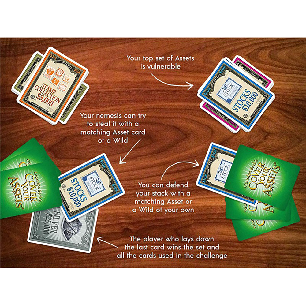Grandpa Beck’s Cover Your Assets Card Game Bộ Thẻ Board Game Giải Trí