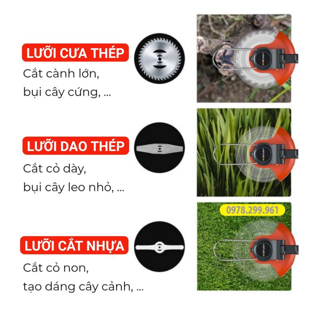 Máy Cắt Cỏ, Tỉa Cành Cầm Tay Pin Khủng 10 cell, Hàng Cao Cấp - Động Cơ Mạnh Mẽ