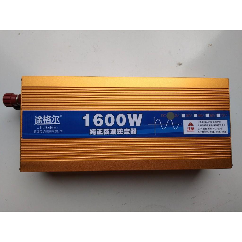 Bộ đổi nguồn 12V/24V 220V 1600W sin chuẩn - Inverter 1600W sine chuẩn
