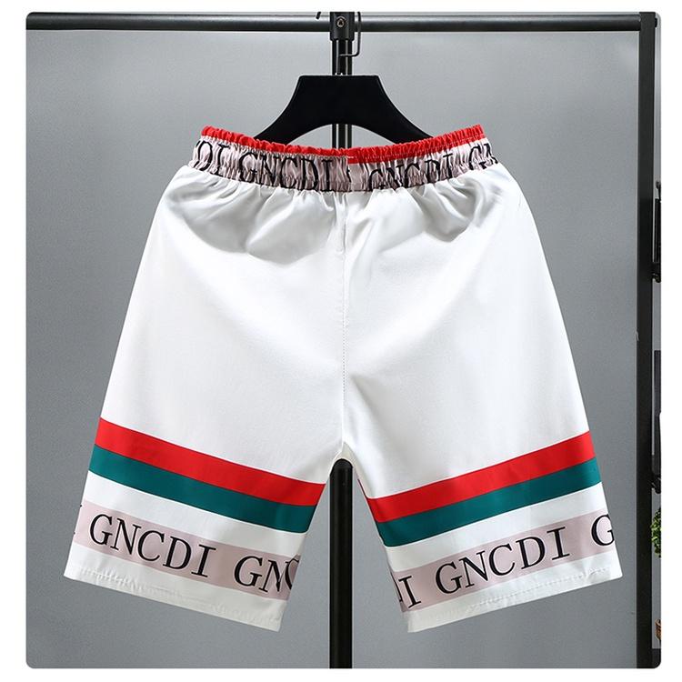 Quần short đùi GNCDI thời trang nam cao cấp TC với họa tiết in con ong và họa tiết sọc trên ống quần hợp thời trang-k021