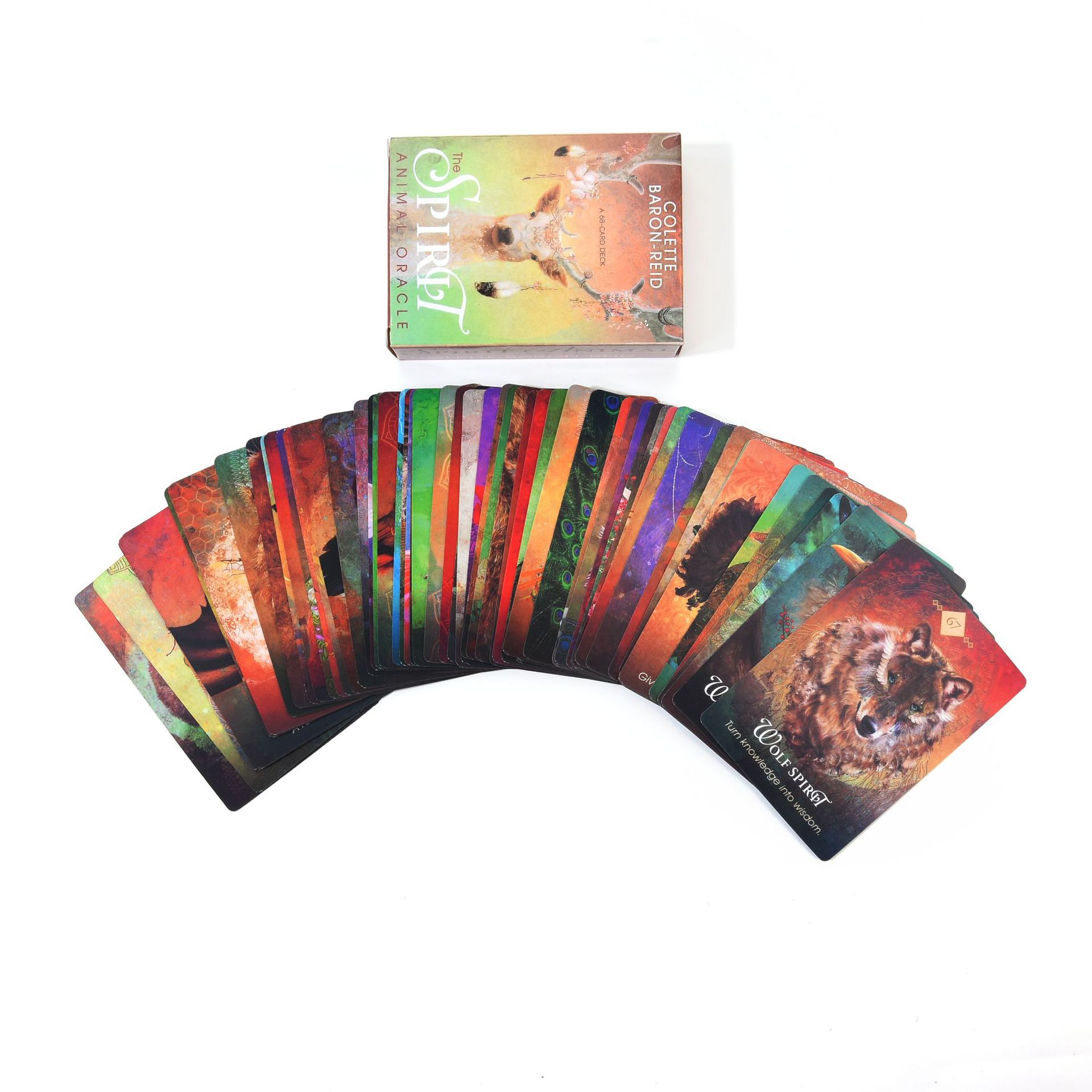 Combo Bộ Bài Bói Tarot Spirit Animal Oracle Cao Cấp  và Túi Nhung Đựng Tarot