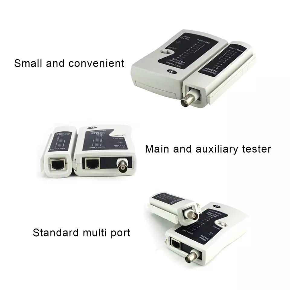 Hộp test dây mạng RJ45 Cáp BNC đồng trục cho kỹ thuật IT