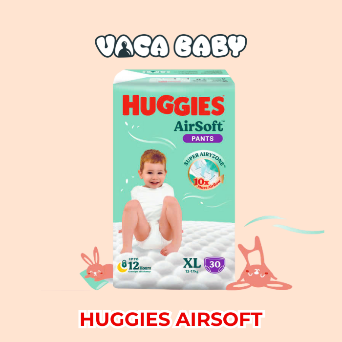 Tã bỉm Quần Huggies Airsoft đủ size M46/ L36/ XL30/ XXL24 miếng