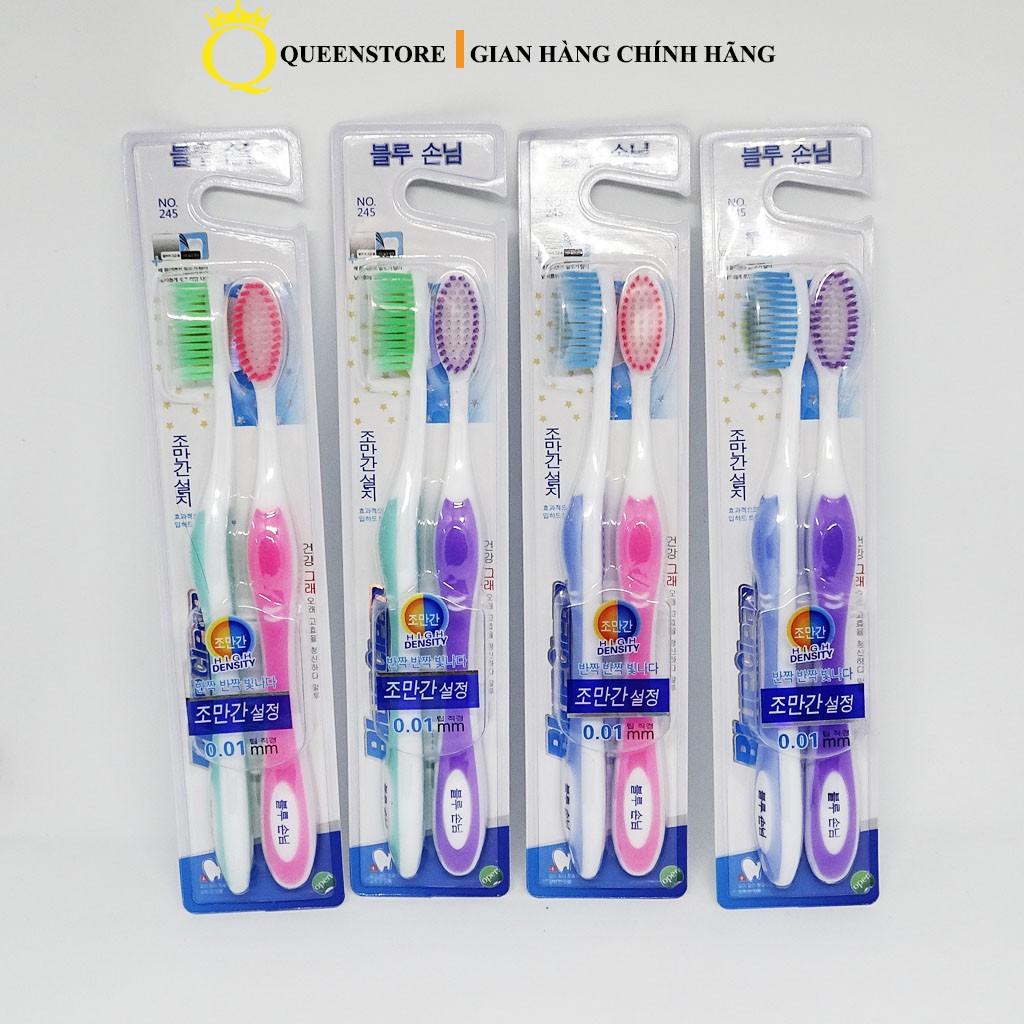 Bàn chải đôi Blue Clean Hàn Quốc Mềm Mại Loại Xịn - QueenStore