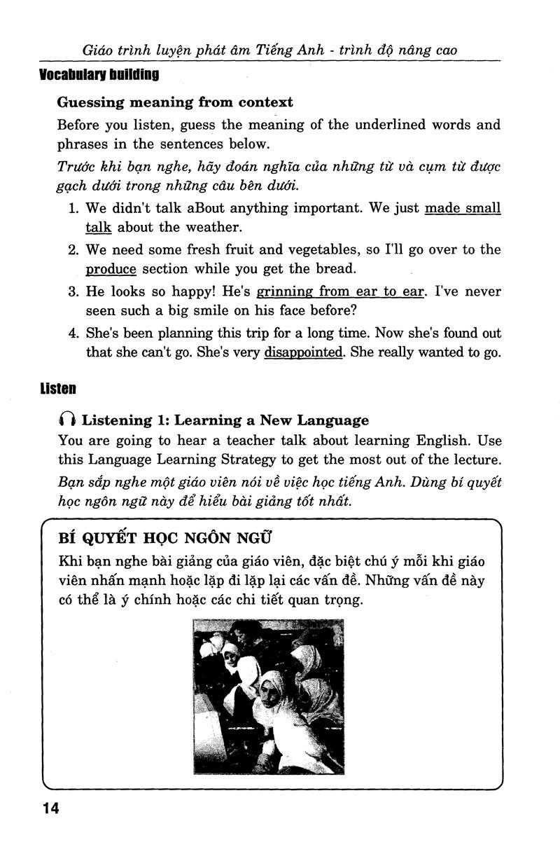 Giáo Trình Luyện Kỹ Năng Nghe - Nói Tiếng Anh (Kèm Theo CD) - Trình Độ Trung Cấp