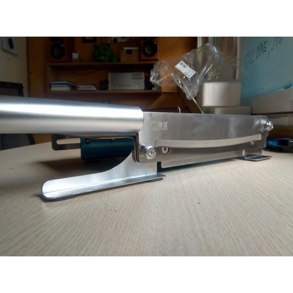 Dao Chặt Thịt Gà, Thái Thịt Bò Đông Lạnh, Thái Thuốc Bắc, Cắt Đa Năng KD0270, Lưỡi Thép 40CR14, Inox 430 - Tặng Tay Mài KD0315