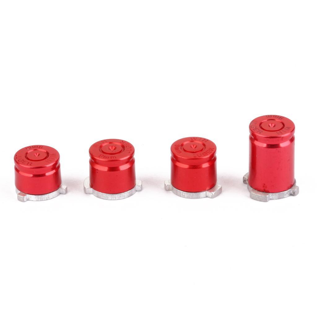 2 Set Joystick Button Kit for Microsoft One Controller Black+Red