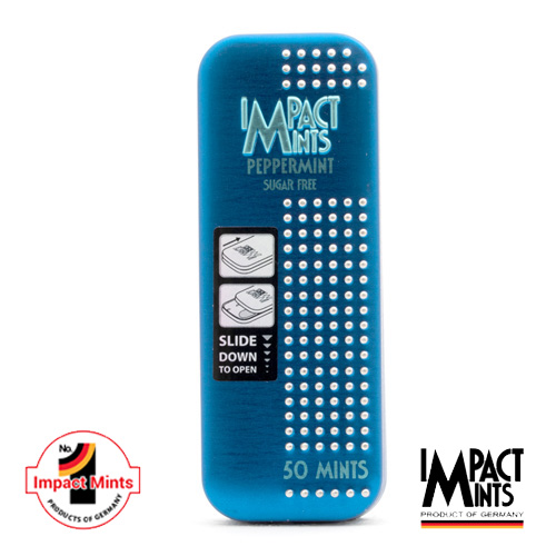 Combo 6 Hộp Kẹo Bạc Hà Không Đường Impact Mints 9g (tặng kèm 6 gói Tempo)