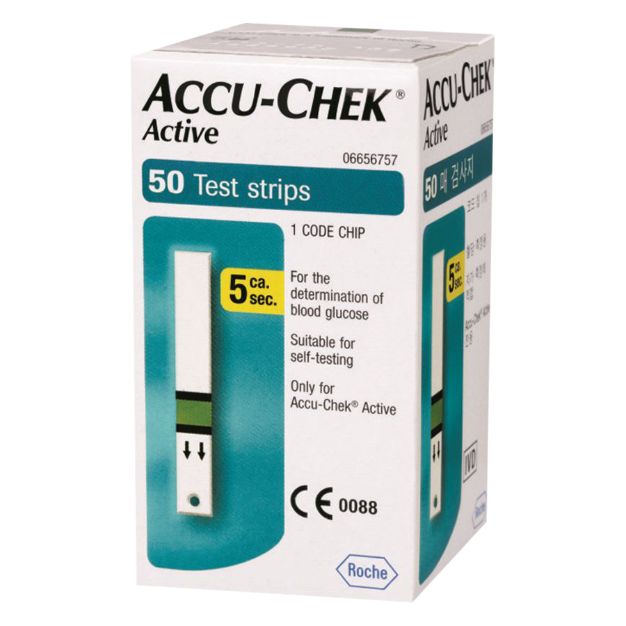 Que Thử Đường Huyết Accu-chek Active 50