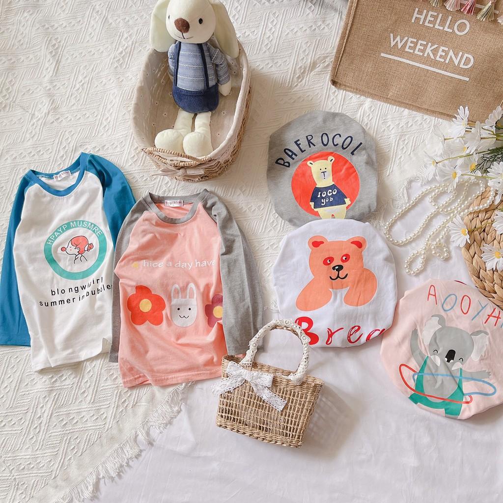 BỘ COTTON MỊN BÉ GÁI HÀNG THU MẪU 2021 DH542