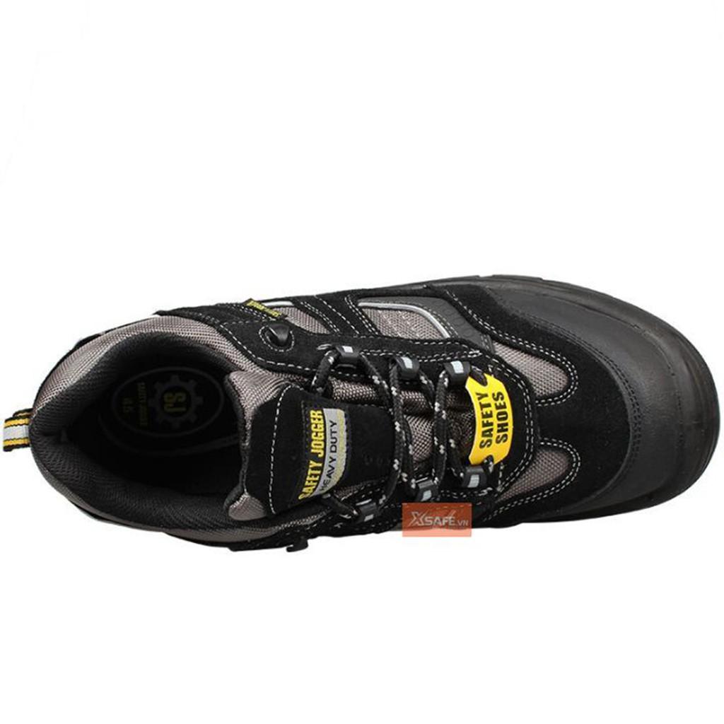 Giày bảo hộ lao động nam Jogger Jumper S3 SRC da bò lộn bền bỉ, thoáng khí,chống nước, cấu tạo phi kim nhẹ hơn