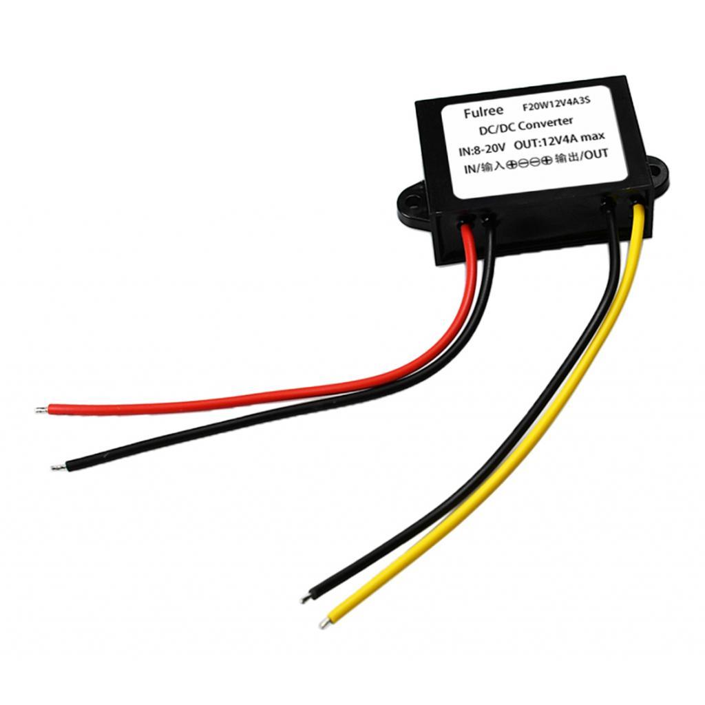 8-20V to 12V 4A  Power Voltage Regulator DC DC Converter