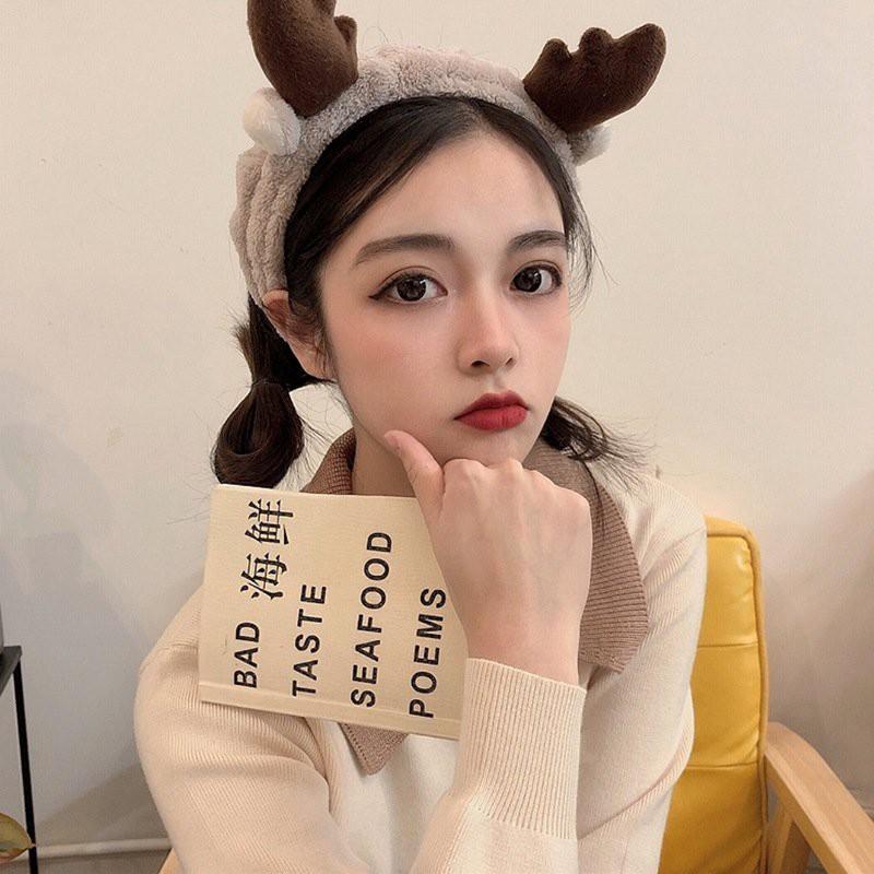 Băng đô- bờm tóc hình sừng hươu phong cách Ulzzang