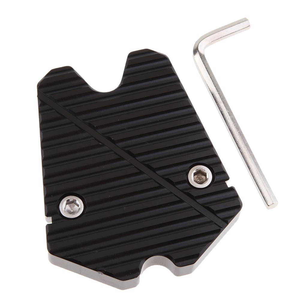 CNC Aluminum Foot Side Stand Plate Kickstand Extension Pad Fit for Vespa GTS GTV 300ie