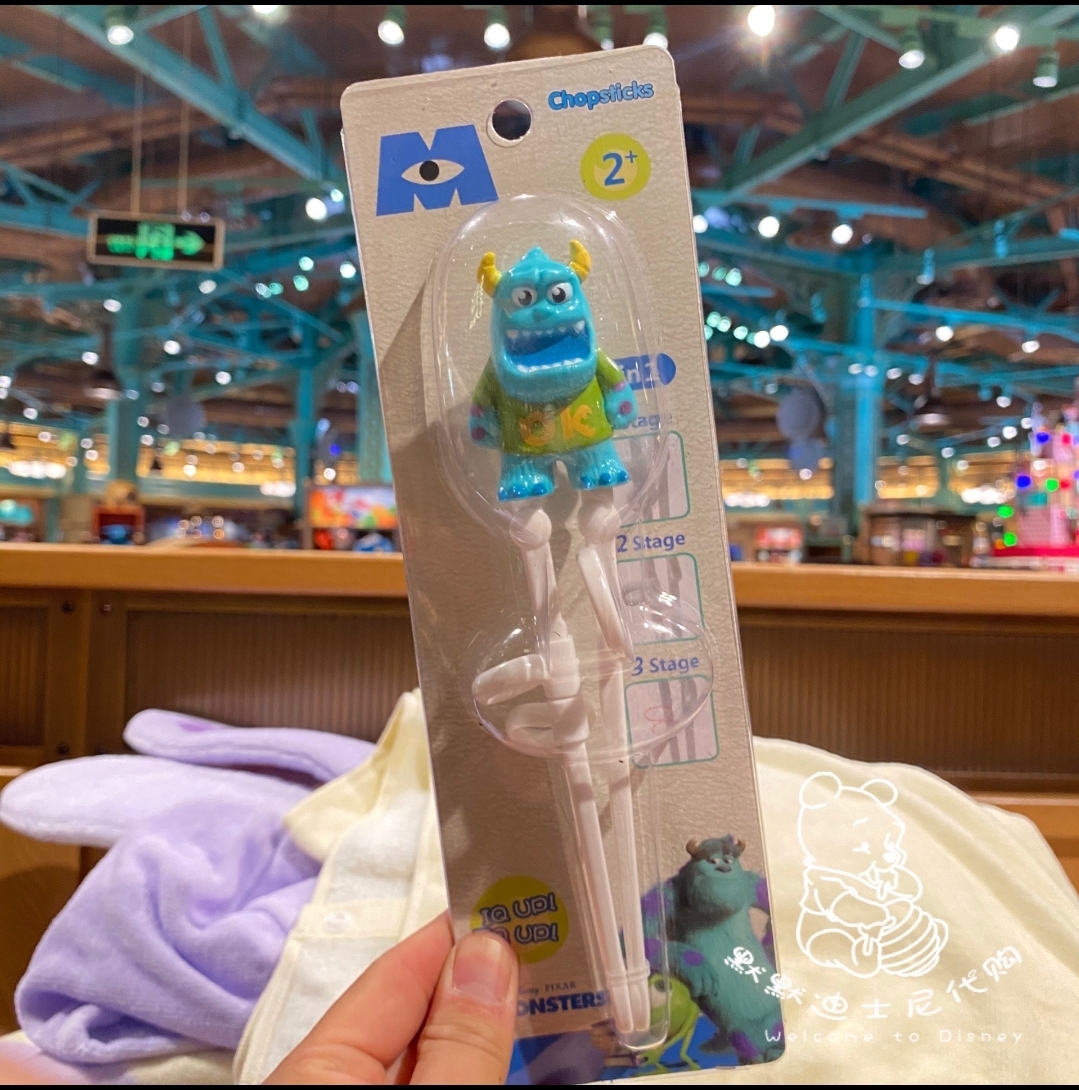 Đũa tập ăn nhựa Disney hình Sulley nổi 3D cho trẻ em bé