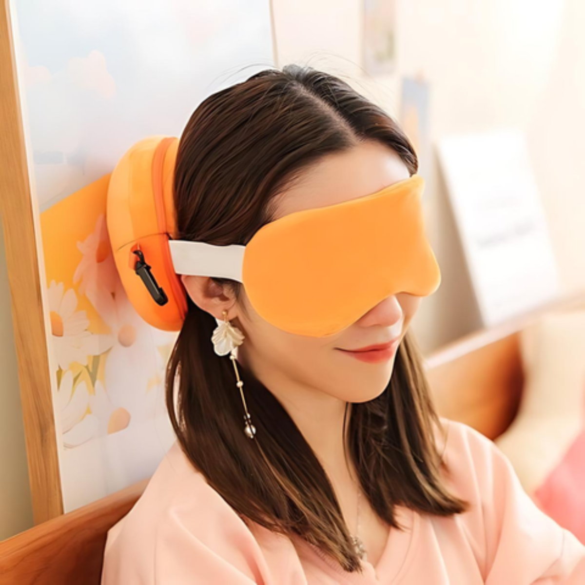 Đồ chơi 2 trong 1 thú bông kèm bịt mắt (mẫu ngẫu nhiên) A11-15