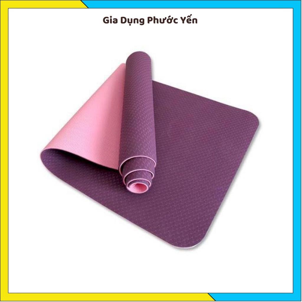 Thảm tập Yoga cao cấp TPE 2 lớp