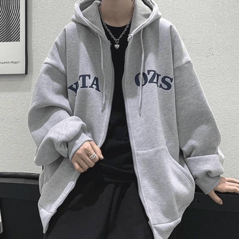 Áo khoác nỉ dây kéo form to y hình siêu hot thời trang Hàn Quốc - Phong Cách Hip Hop THỜI TRANG NAM 1986