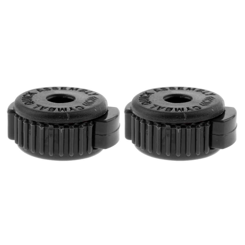 2pcs ABS Drum Set Cymbal Quick Assembly Mate Replacement Accessories