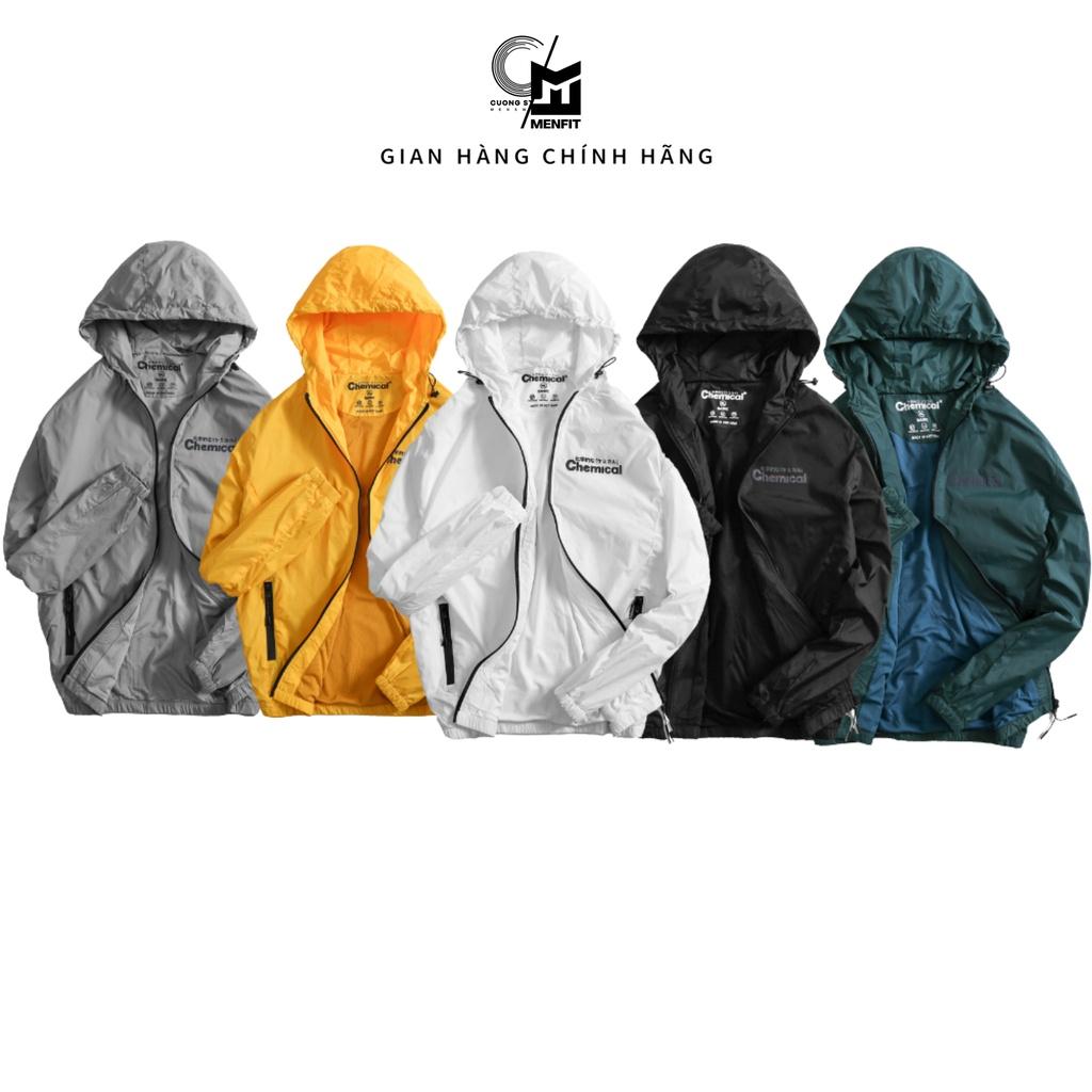 Áo khoác dù unisex cao cấp CHEMICAL 2107001 2 lớp, chống nắng, chống tia UV - MENFIT