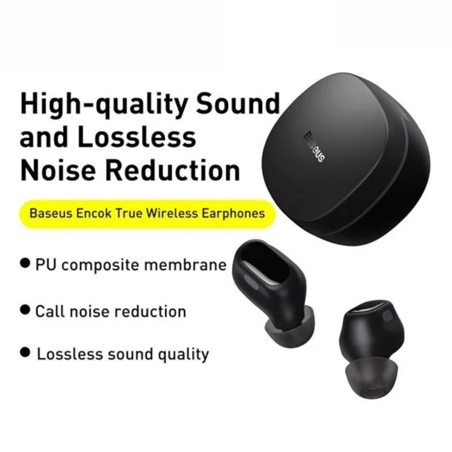 Tai nghe Bluetooth Baseus Encok True Wireless Earphones WM01 LV809-WL