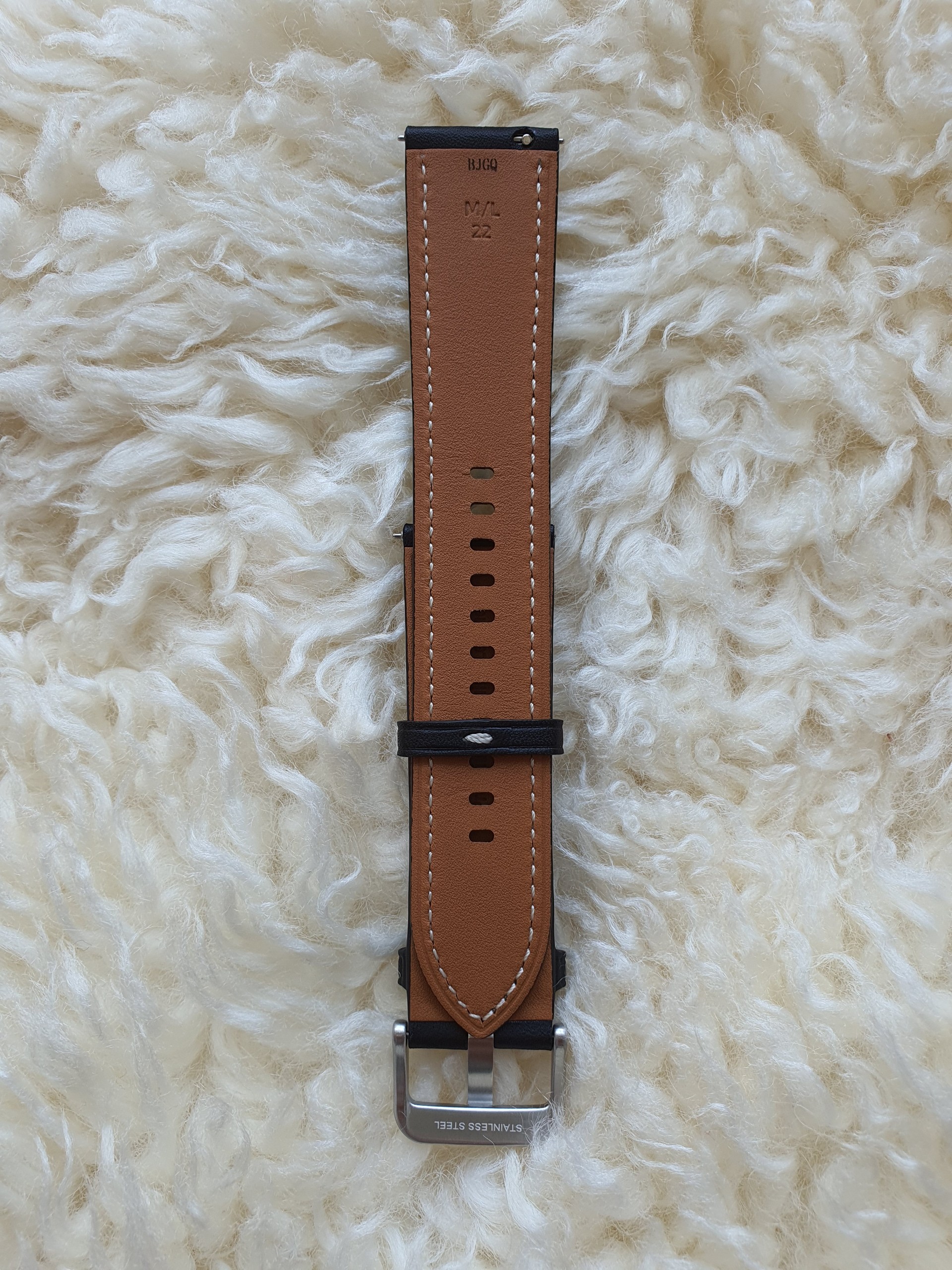 Dây Da Cao Cấp Dành Cho Đồng Hồ Thông Minh Smart Watch Samsung Galaxy Watch 3 Bản 45 Size Chốt 22mm Premium Genuine Leather