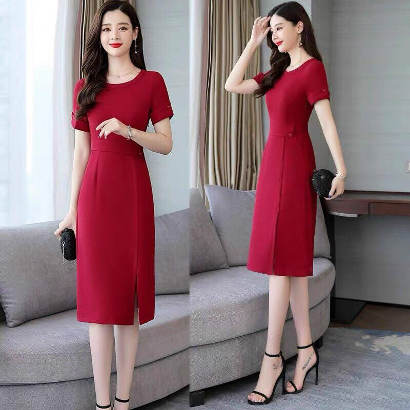 ĐẦM COTTON LỤA DÁNG SUÔNG MÁT LẠNH