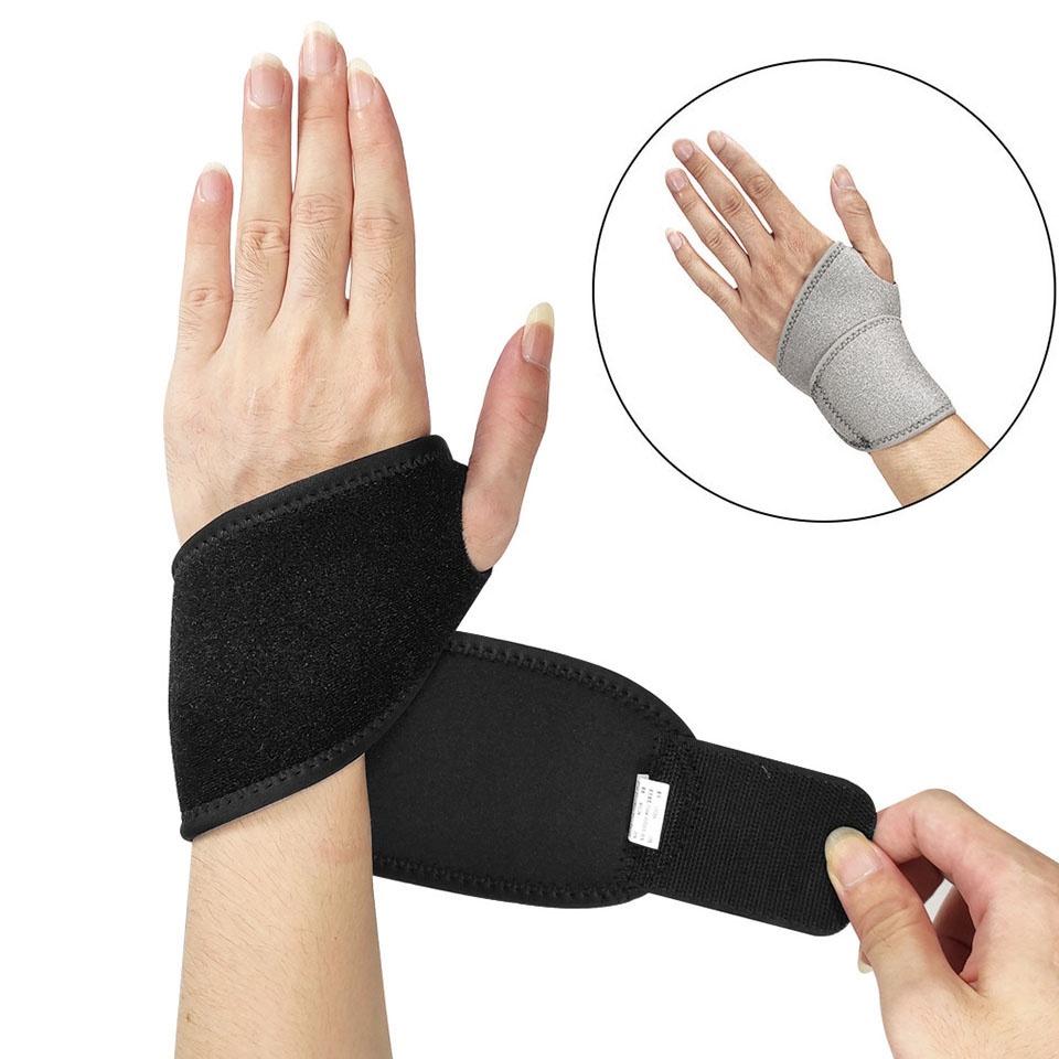 Đai đeo cổ tay có thể điều chỉnh hỗ trợ nâng tạ tập gym

