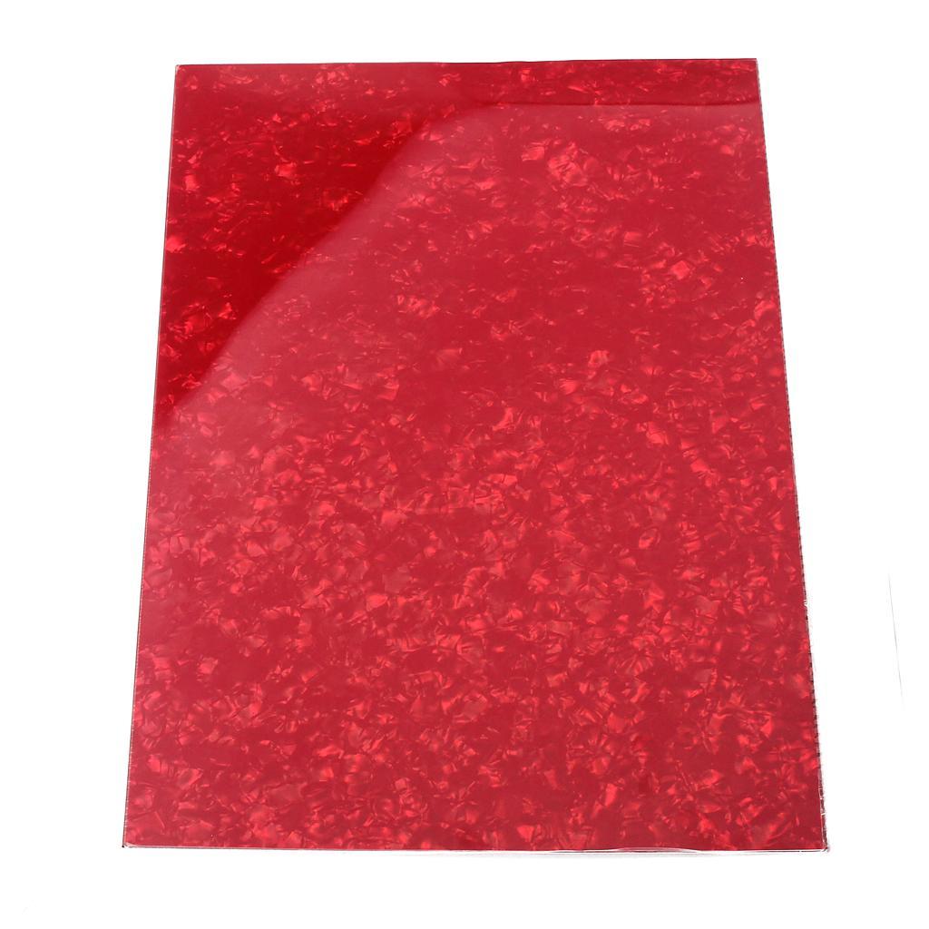 2pcs Durable 3-Ply Pick Guard Blank Sheet Material Guitar Bass Head Veneer