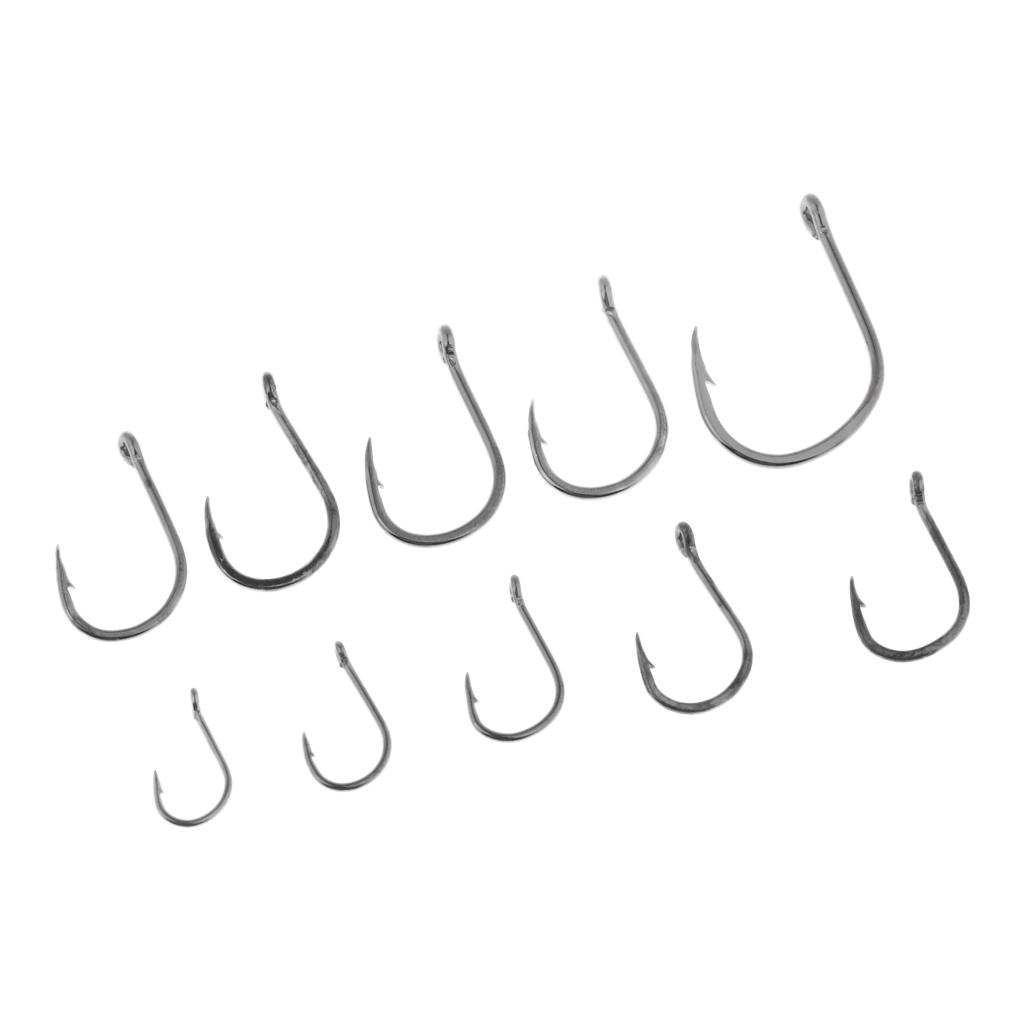 500pcs High Carbon Steel Octopus Circle Hooks Saltwater Sea Fishing Hook